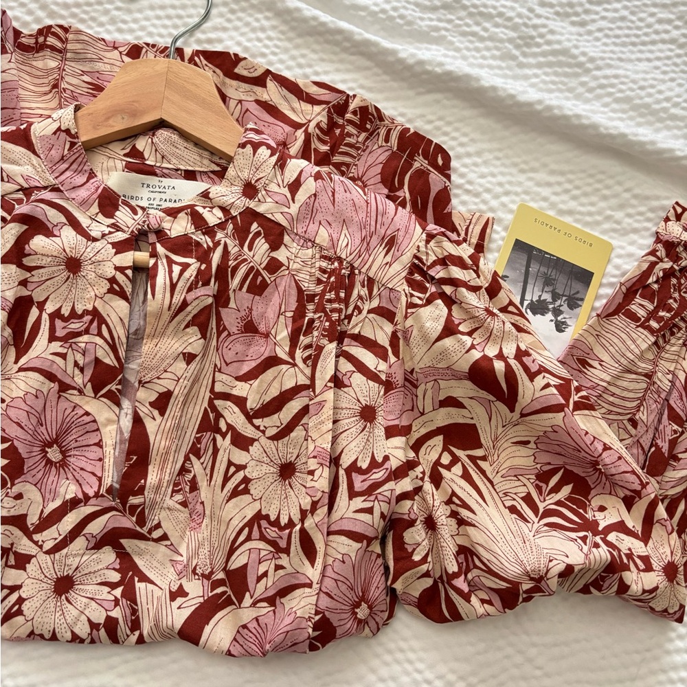 Trovata Floral Boho Style Blouse - Picture 2 of 12